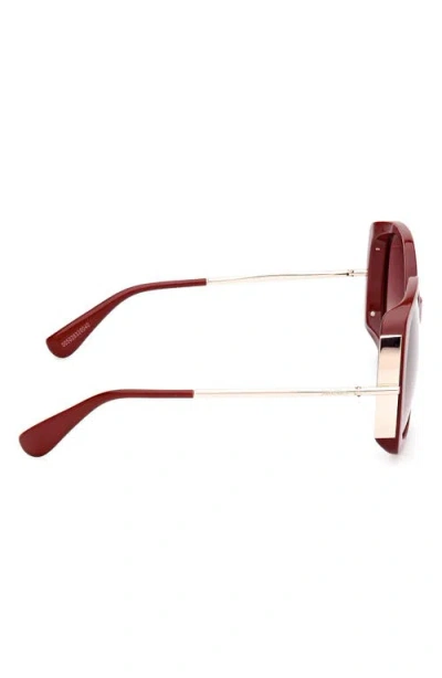 Max Mara Malibu 58mm Gradient Butterfly Sunglasses
