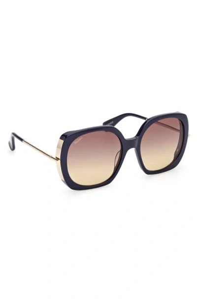 Max Mara Malibu 58mm Gradient Butterfly Sunglasses