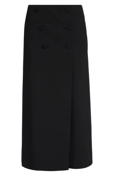 L Agence L'agence Febe Tuxedo Pencil Skirt In Black