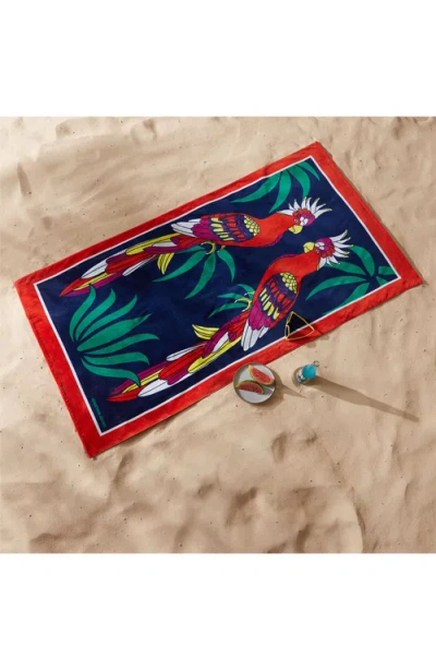 Jonathan Adler Parrots Beach Towel In Multi