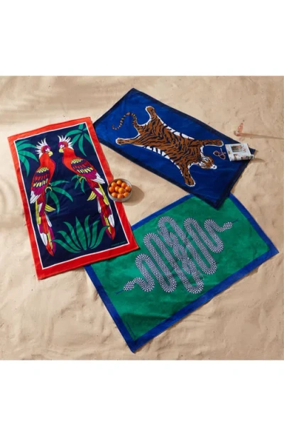 Jonathan Adler Parrots Beach Towel In Multi