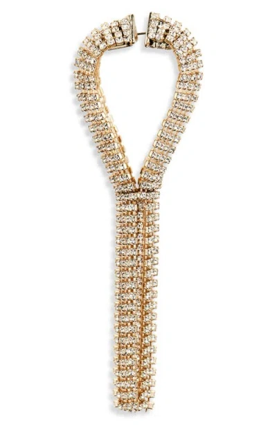 Rabanne Crystal Chain Fringe Earrings