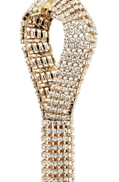Rabanne Crystal Chain Fringe Earrings