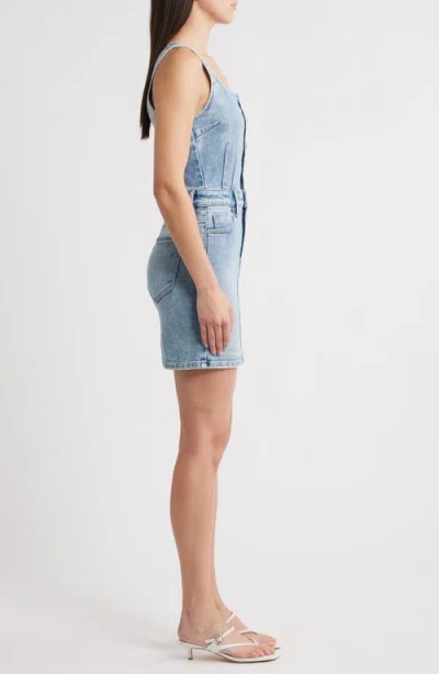 Hidden Jeans Sleeveless Denim Minidress
