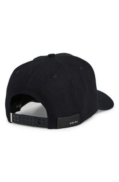Amiri Ma Outline Logo Cotton Baseball Cap