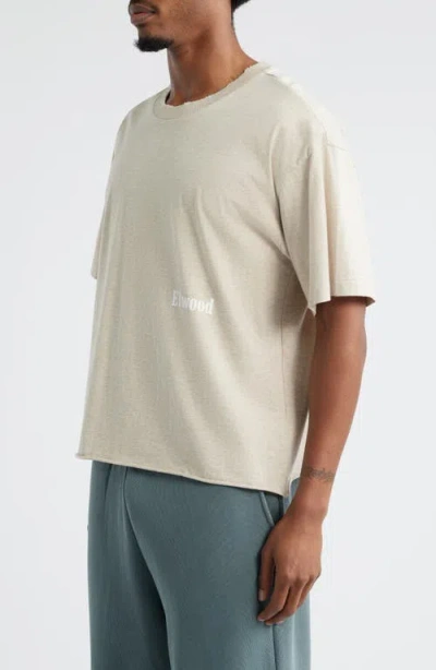 Elwood Trademark Oversize Core Graphic T-shirt In Neutral