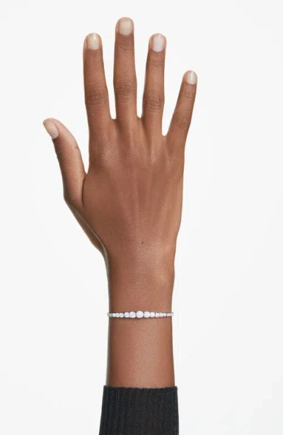 Swarovski Matrix Graduated Zirconia Slider Bracelet