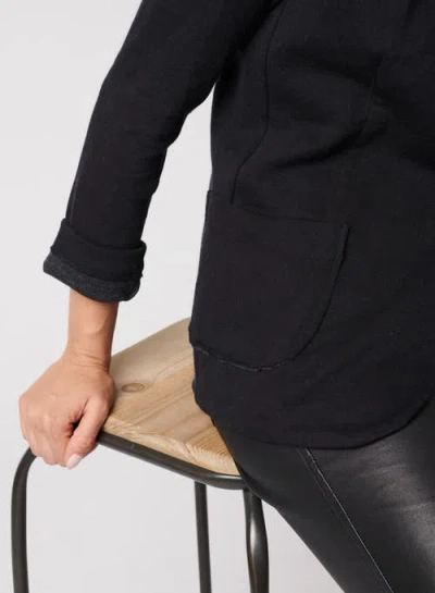 Majestic Filatures Cotton Cashmere Double Face One Button Blazer