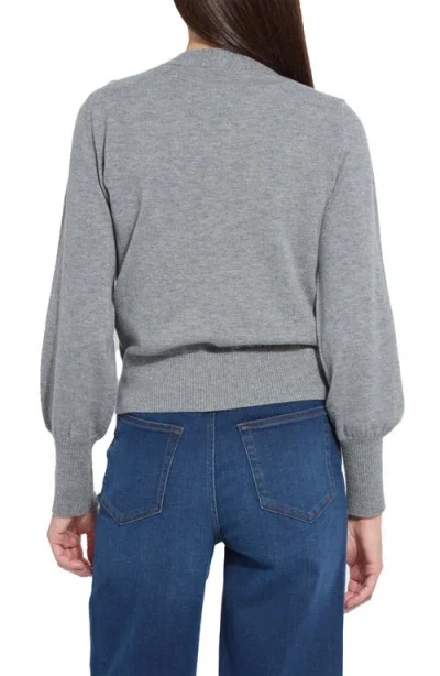 Lyssé Lysse Cosette Merino Wool Cardigan In Gray