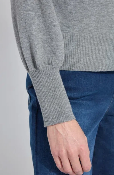 Lyssé Lysse Cosette Merino Wool Cardigan In Gray
