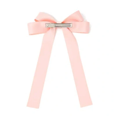 Puttisu Classic Long Ribbon Bow Clip
