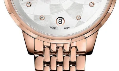 Mido Rainflower Diamond Automatic Bracelet Watch, 34mm