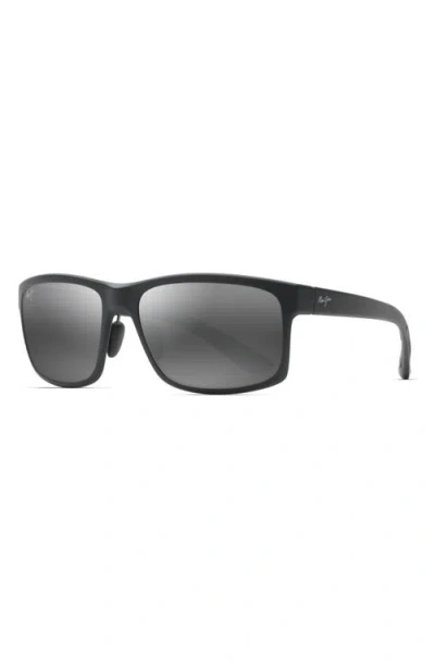Maui Jim Pokowai Arch 58mm Polarized Rectangular Sunglasses