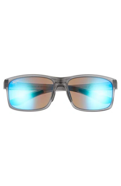 Maui Jim Pokowai Arch 58mm Polarized Rectangular Sunglasses