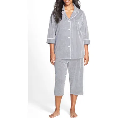 Ralph Lauren Lauren  Knit Crop Pajamas