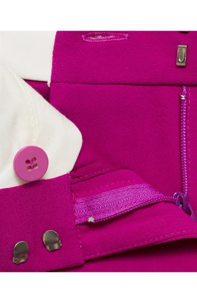 Mango Pleat Detail Trousers Fuchsia In Pink