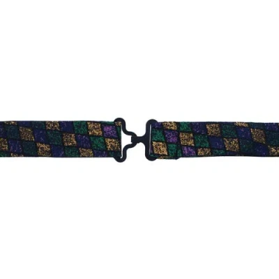 Trafalgar Carnival Diamond Multi-colored Novelty Silk Bow Tie
