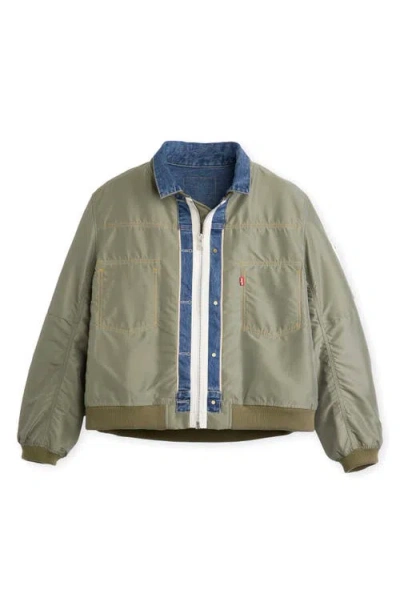 Sacai Gender Inclusive Levi's® Denim X Nylon Twill Reversible Jacket