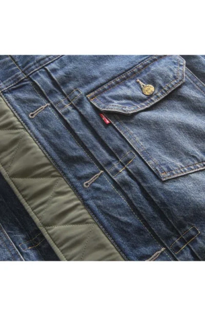 Sacai Gender Inclusive Levi's® Denim X Nylon Twill Reversible Jacket