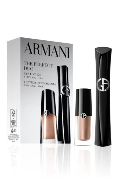 Armani Collezioni Armani Beauty Eye Tint & Vertigo Lift Mascara Set $70 Value