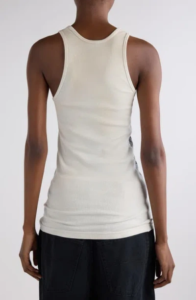 Balenciaga Graphic Racerback Tank Top Artwork In Black