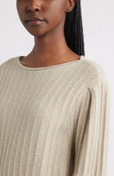 Treasure & Bond Alpaca & Wool Blend Rib Sweater In Neutral