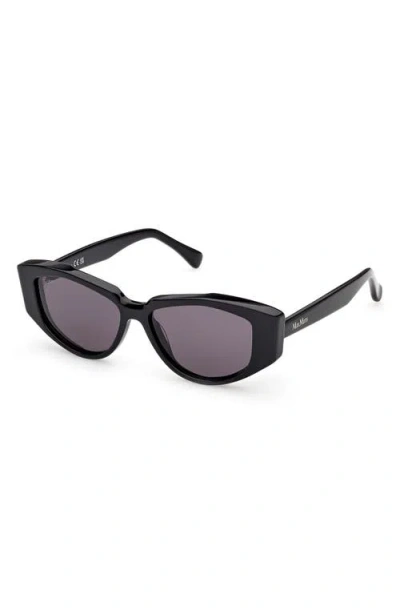 Max Mara Lee 52mm Round Sunglasses
