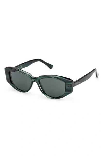 Max Mara Lee 52mm Round Sunglasses