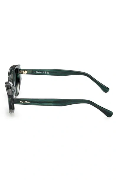 Max Mara Lee 52mm Round Sunglasses