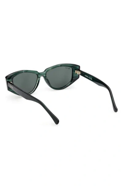 Max Mara Lee 52mm Round Sunglasses