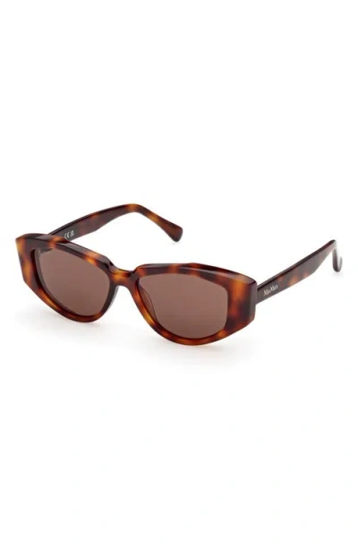 Max Mara Lee 52mm Round Sunglasses
