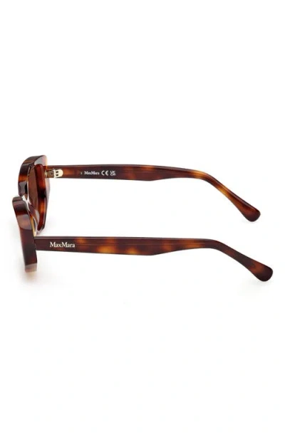 Max Mara Lee 52mm Round Sunglasses