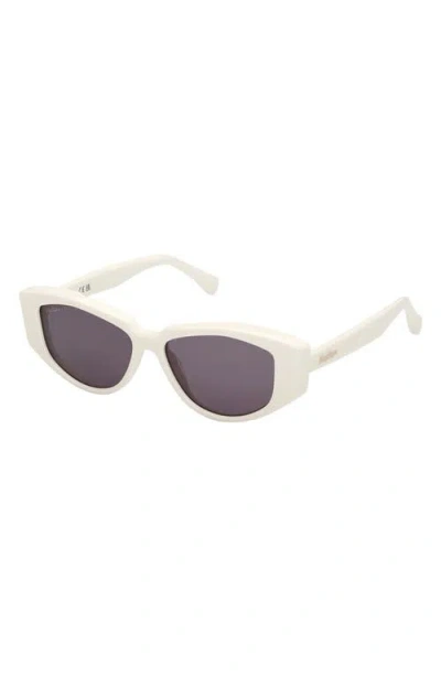 Max Mara Lee 52mm Round Sunglasses