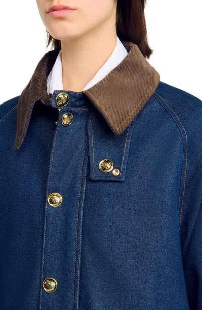 Sandro Denim Workwear Jacket