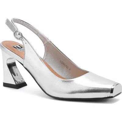Ninety Union Metal Heel  Slingback Pump