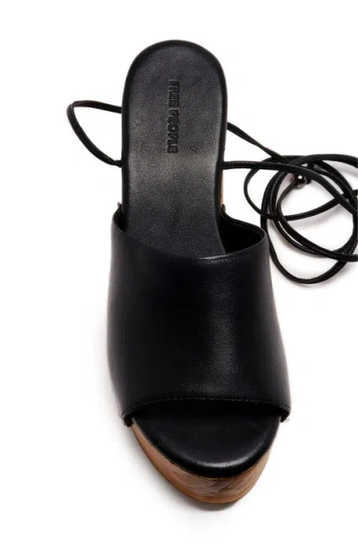 Free People Front Row Ankle Wrap Platform Sandal
