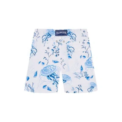 Vilebrequin Medusa And Shells Swim Shorts In Blue