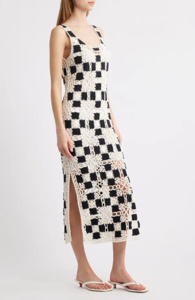 Cleobella Lily Sleeveless Crochet Midi Dress