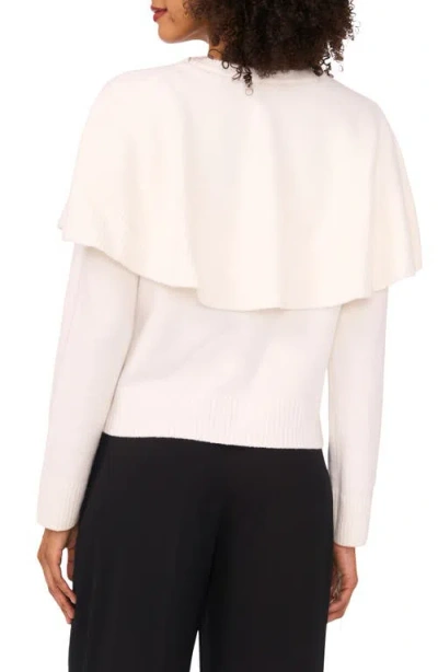Vince Camuto Cape Detail Cardigan In Neutral