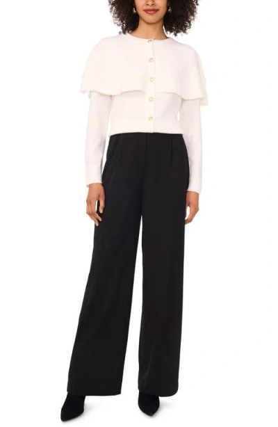 Vince Camuto Cape Detail Cardigan In Neutral
