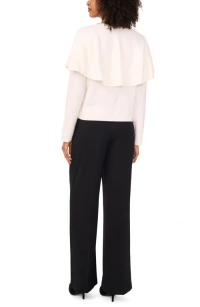 Vince Camuto Cape Detail Cardigan In Neutral