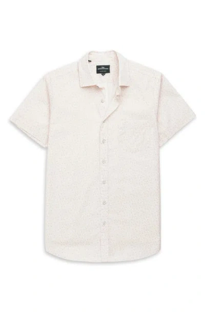 Rodd & Gunn Amberely Beach Floral Short Sleeve Button-up Shirt In Pink