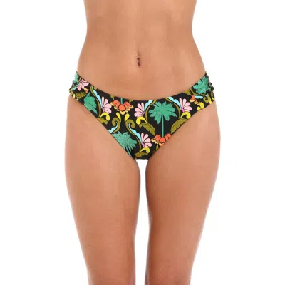Sunshine 79 Mirage Shirred Side Bikini Bottoms In Multi