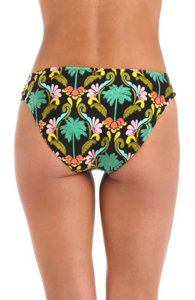 Sunshine 79 Mirage Shirred Side Bikini Bottoms In Multi