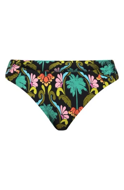 Sunshine 79 Mirage Shirred Side Bikini Bottoms In Multi