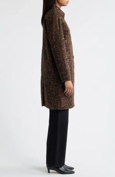 Bcbg Paneled Faux Suede Coat In Brown