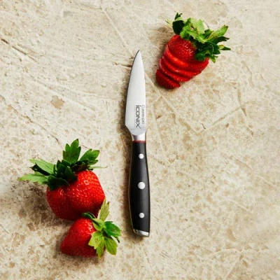 Cuisine::pro Iconix 3.5" Paring Knife In Black