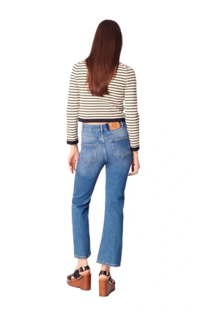 Maje Cropped Rib Knit Cardigan