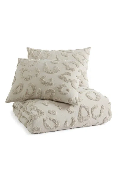 Peri Home Chenille Leopard Duvet Cover & Sham Set In Neutral