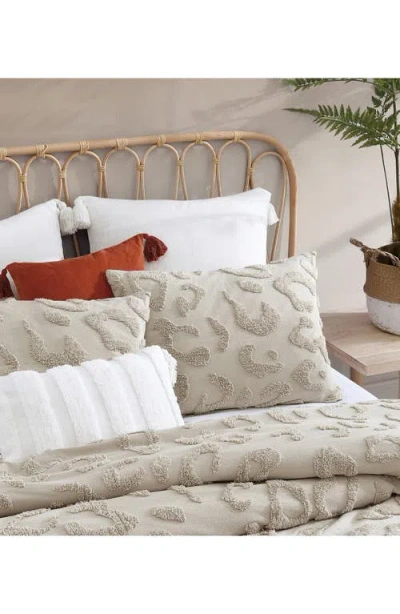 Peri Home Chenille Leopard Duvet Cover & Sham Set In Neutral